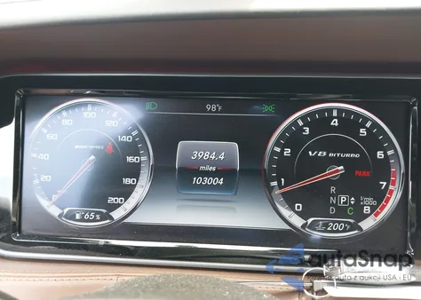 2015 Mercedes-Benz S 63 Amg 4Matic из США, поврежденный, VIN WDDUG7JB1FA192317